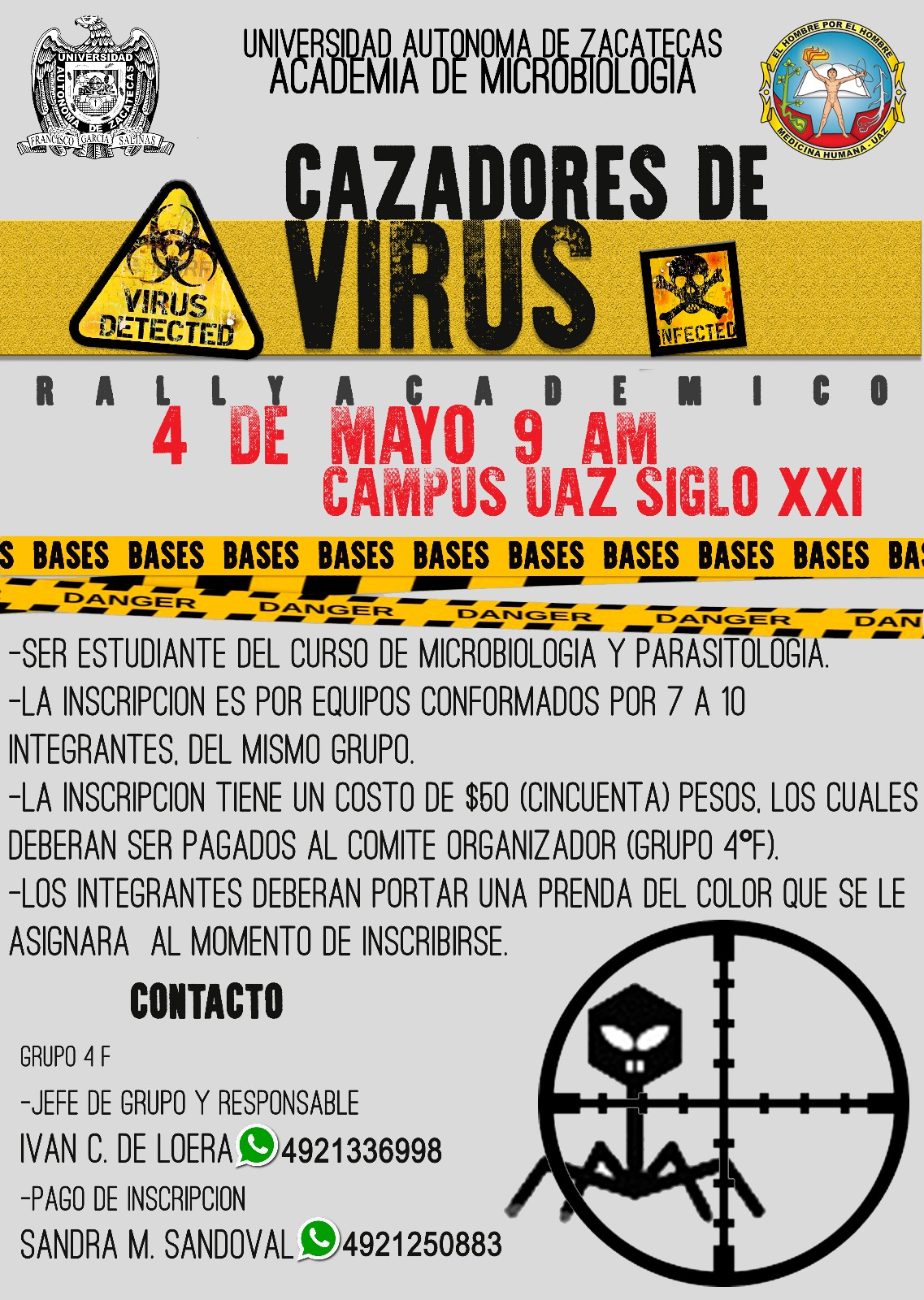 Rally CazaVirus